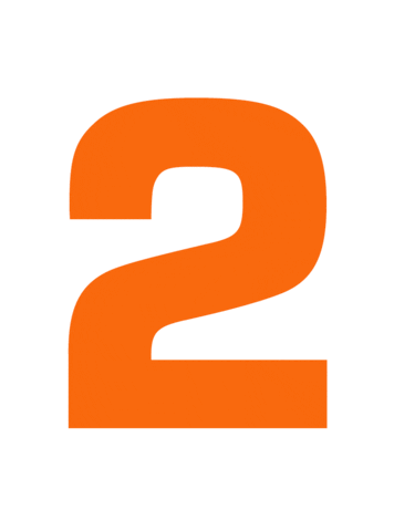 Number 2 Sticker by ratedglobal