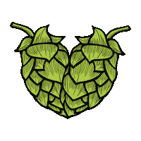 barthhaas heartbeat brewery brew hops Sticker