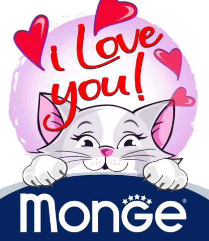 Love You Pet Sticker by Mongepet