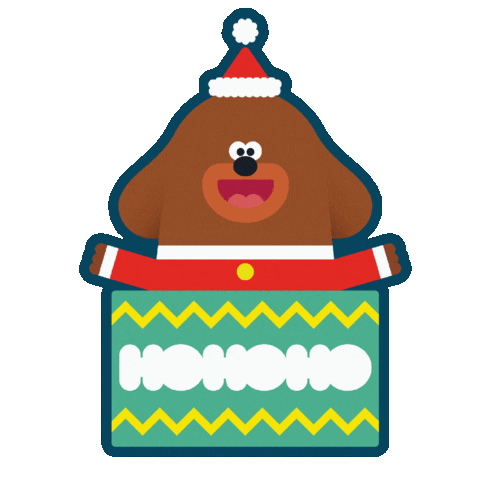 Christmas Santa Sticker by Hey Duggee