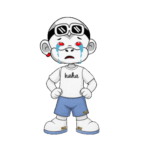 Laugh Out Loud Tee Hee Sticker by Zhot