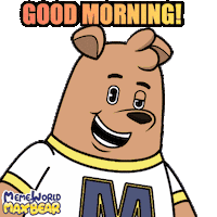 Good Morning Love Sticker by Meme World of Max Bear