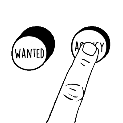 Casting Botones Sticker by Wanted Agency