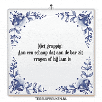 Bar Spreuk GIF by Tegelspreuken.nl