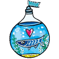 Pesce Lampadina Sticker