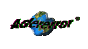 Logo Earth Sticker by ADERerror