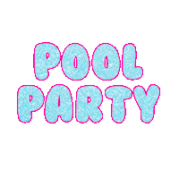 Pool Party Love Sticker by prettylittlething