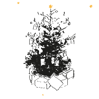 Christmas Tree Sticker by Bad Reichenhall