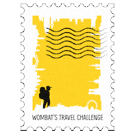 Travel Stamp Sticker by Wombat´s Hostels