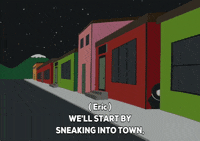 eric cartman town GIF by South Park 
