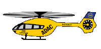 adacluftrettung hubschrauber adacluftrettung h145 fuerdeinleben Sticker