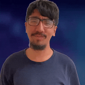 Smugly looking right