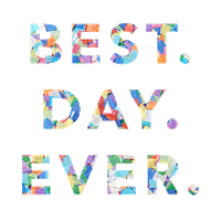 best day ever wedding Sticker by BHLDN