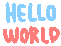 Hello World Sticker Sticker by Ai and Aiko