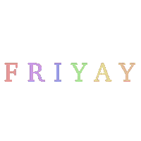 Rainbow Friday Sticker