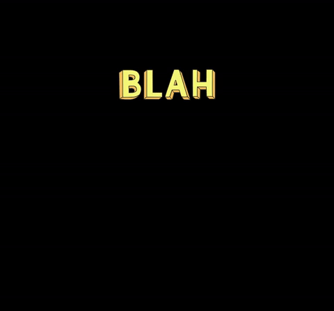 blah blah blah GIF