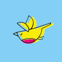 illustration bird GIF by Kochstrasse™