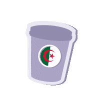 Staycation Coffeecups Sticker by Flight Fuel Coffee