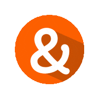 Orange Abc Sticker