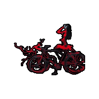 Awesome Mountain Bike Sticker by A Reason To Feel