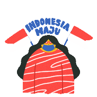 17 Agustus Indonesia Sticker