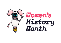 Women Robot Sticker by Nuevo Foundation