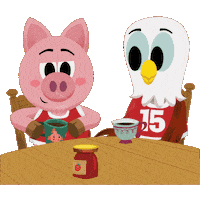 Good Morning Coffee Sticker by VeeFriends