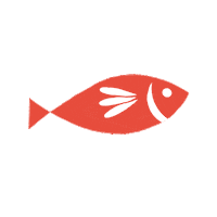 Fish Seafood Sticker by Luca Guelfi Company