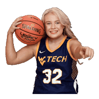Womens Basketball Sticker by WVU Tech Golden Bears