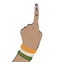 Voting Lok Sabha Sticker