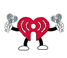 iheartradio music awards heart Sticker by iHeartRadio