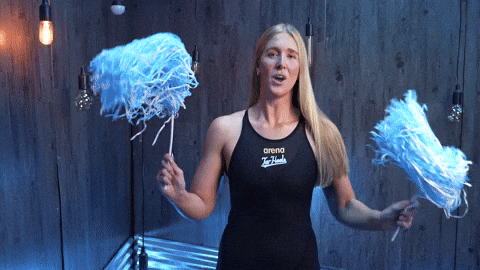 University Of North Carolina Swimming GIF by UNC Tar Heels