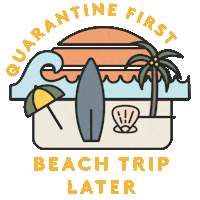 Corona Quarantine Sticker by Wink Laser Studio