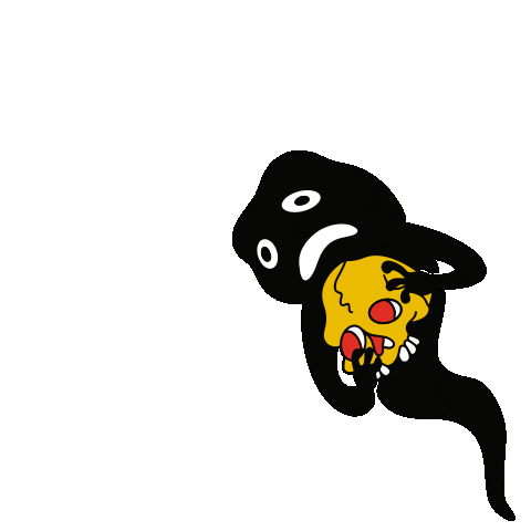 Ghost Japanese Sticker