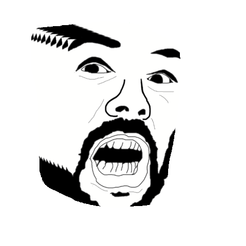 Waaas What Sticker by Max Vol
