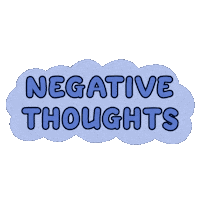 younak mental health thoughts negative thoughts no negative thoughts Sticker