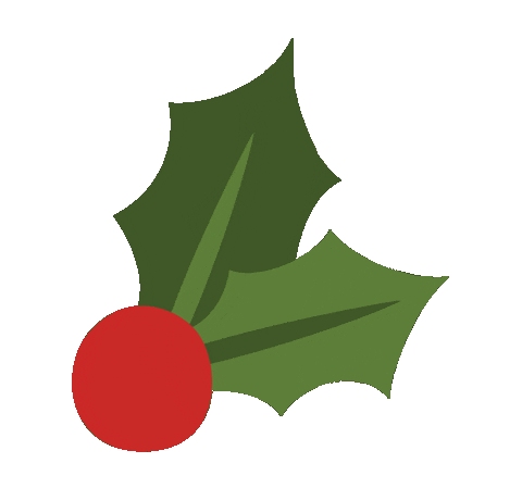 Christmas Holly Sticker by Erstwilder