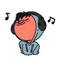 erikajplart music fun blue rock Sticker