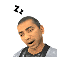 tired fun Sticker by ObEN Artificial Intelligence