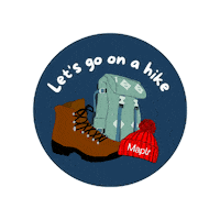 Camping Canadian Sticker by Maplr