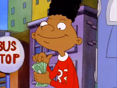 Money Payday GIF by Hey Arnold