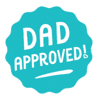 Seal Of Approval Dad Sticker by Munchkin