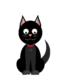 Happy Feliz Sticker by BlackCatVideo