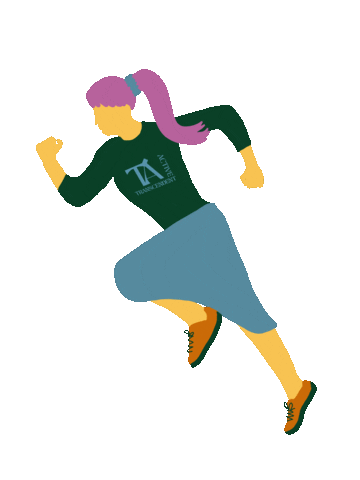 Girl Woman Sticker by Transcendent Active