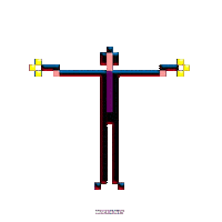 John Wick Pixel Sticker by PEEKASSO