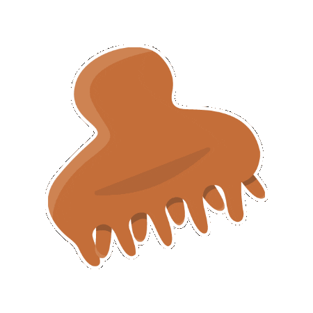 Folieatrois_ giphygifmaker hairclip hair clip haarspeld Sticker
