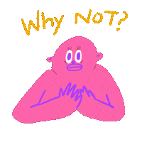 Pink Yes Sticker