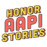 May Asian American Sticker by Lily Xiao Haselton