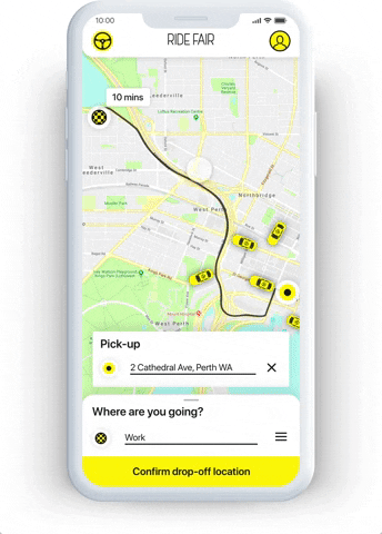 ridefair app driver rider rideshare GIF