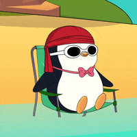 Summer Beach GIF by Pudgy Penguins